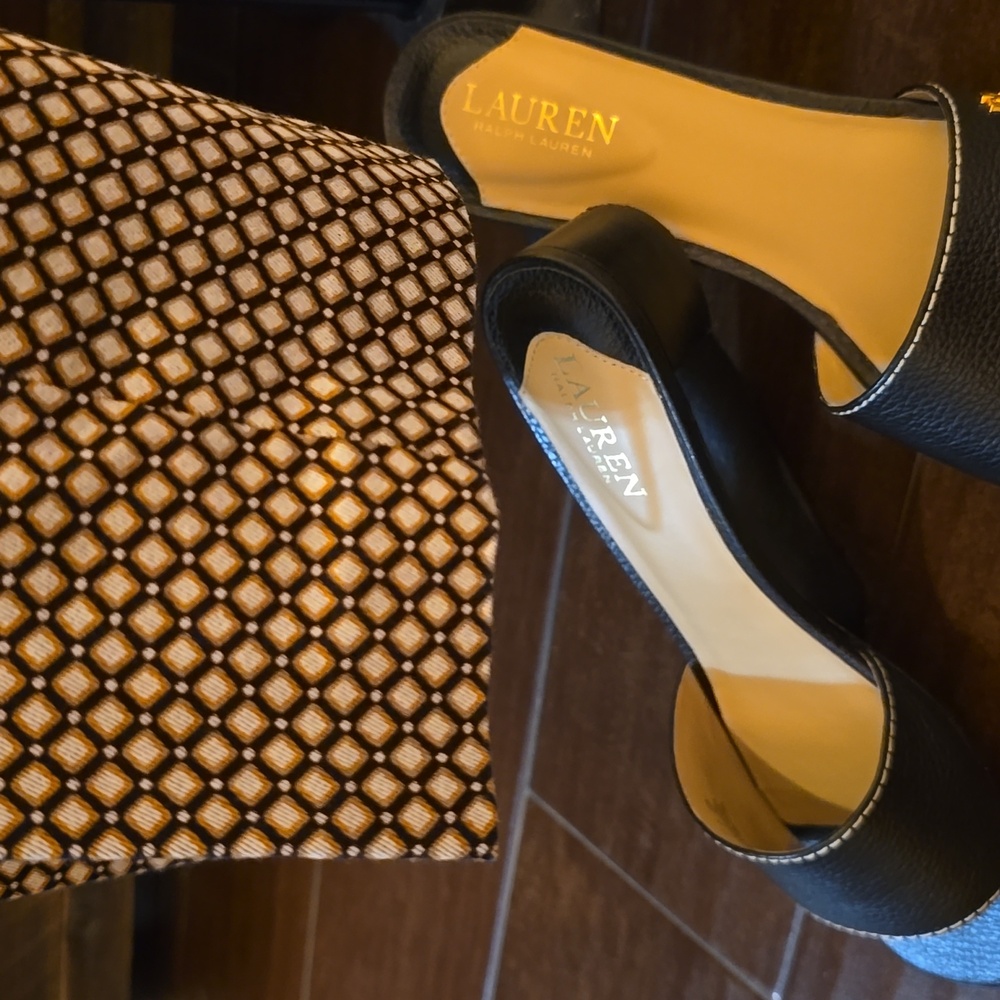 Geometric Pattern Straight-Leg Pants - image 4